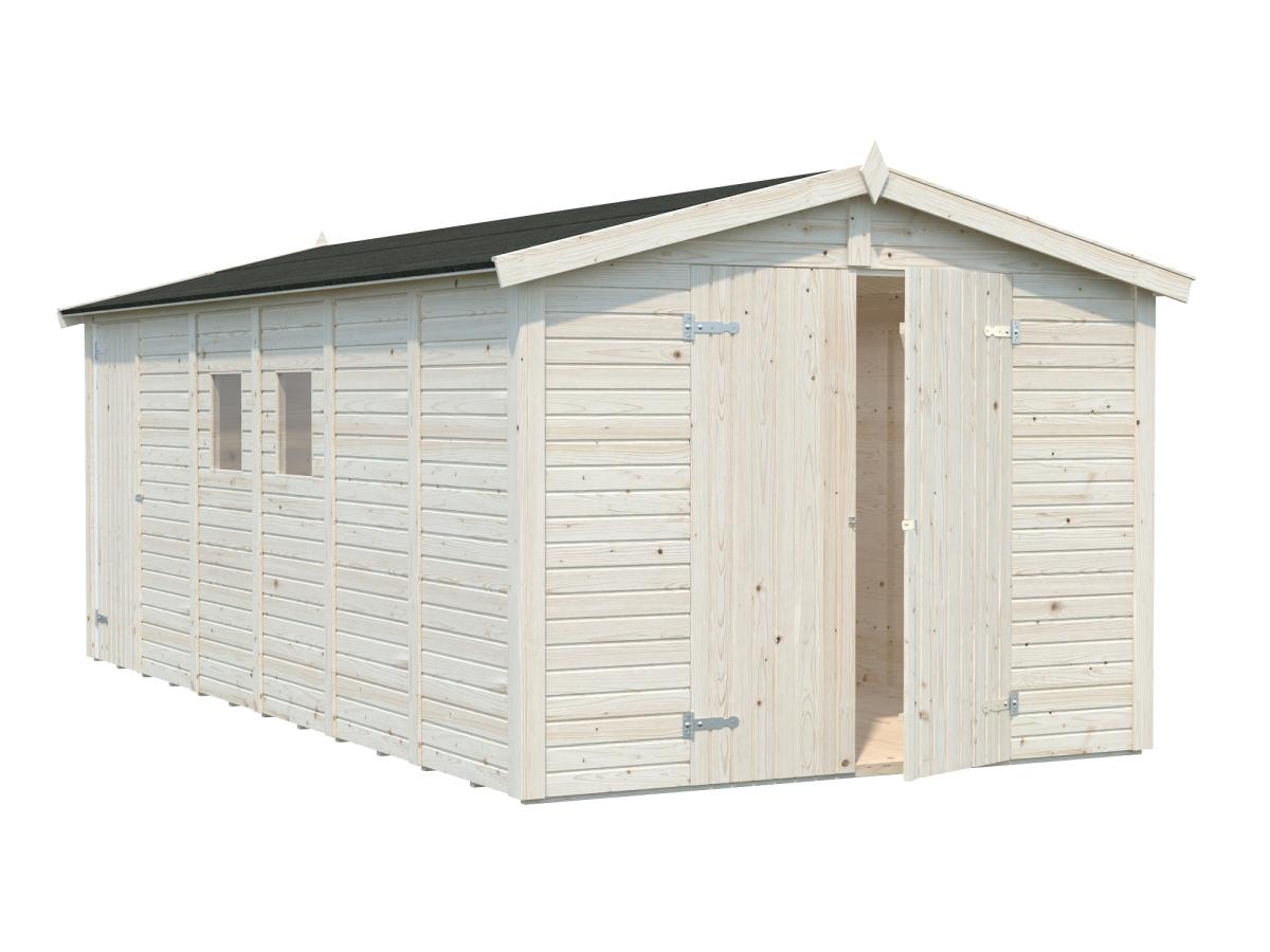 Palmako | Dan L (8'11" x 18'1" | 158.2 sq.ft.) Large Two Room Storage Shed