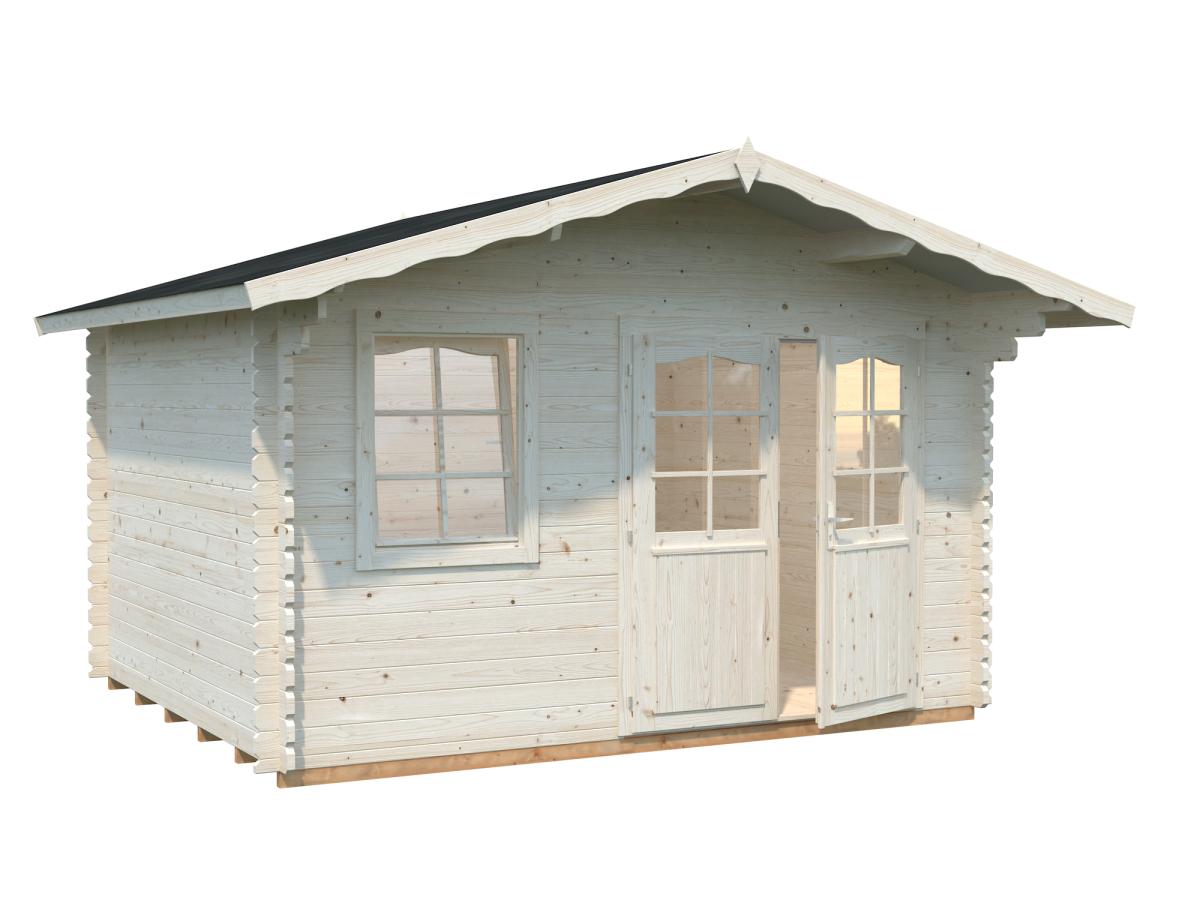 Palmako | Emma M (12'6" x 10'6" | 112 sq.ft. | 1.3") Alpine Style Log Cabin