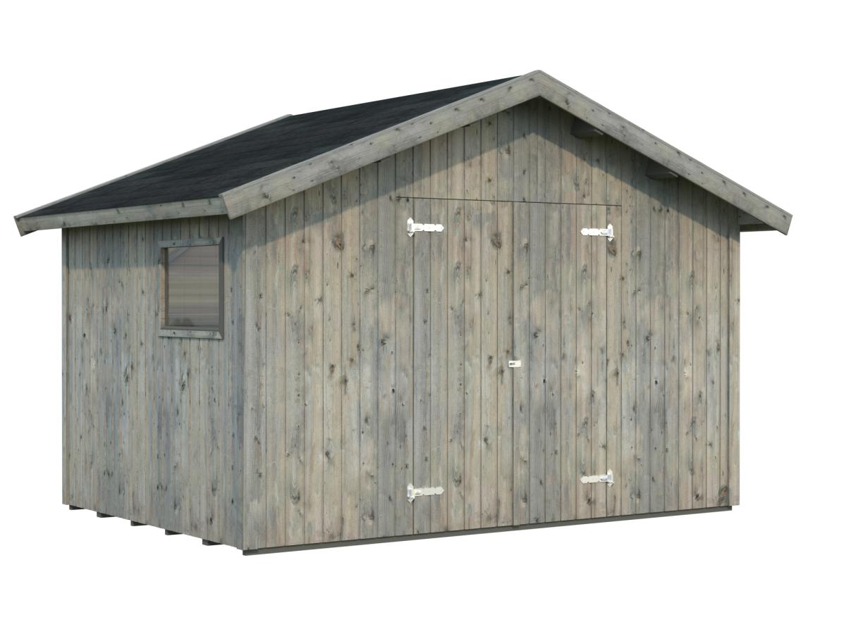 Palmako | Nils M (11'6" x 7'10" | 88.3 sq.ft.) Storage Shed