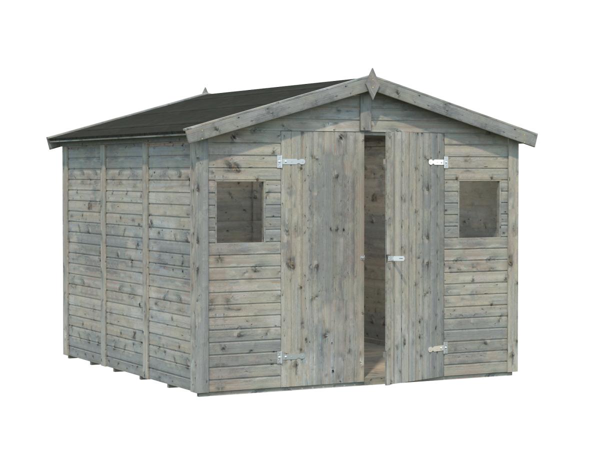 Palmako | Dan S (8'11" x 9'2" | 80.7 sq.ft.) Timber Element Garden Shed