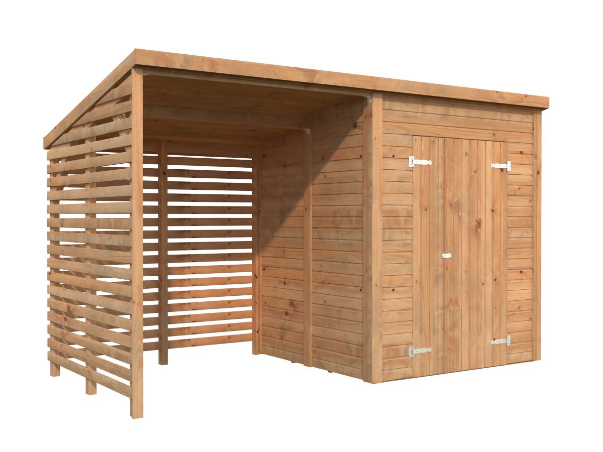 Palmako | Leif L (12′2″ × 5′7″ | 32.3 sq.ft.) Practical Garden Shed