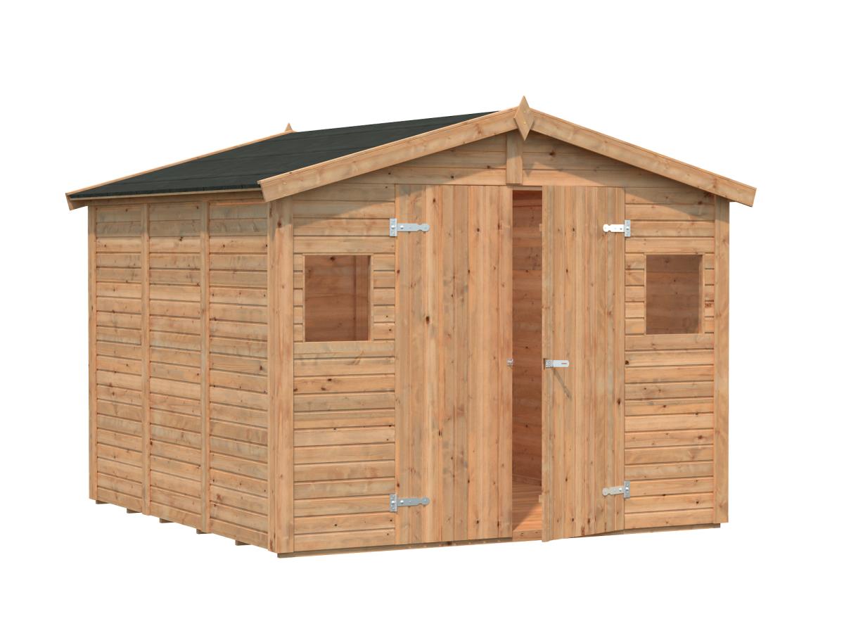 Palmako | Dan S (8'11" x 9'2" | 80.7 sq.ft.) Timber Element Garden Shed