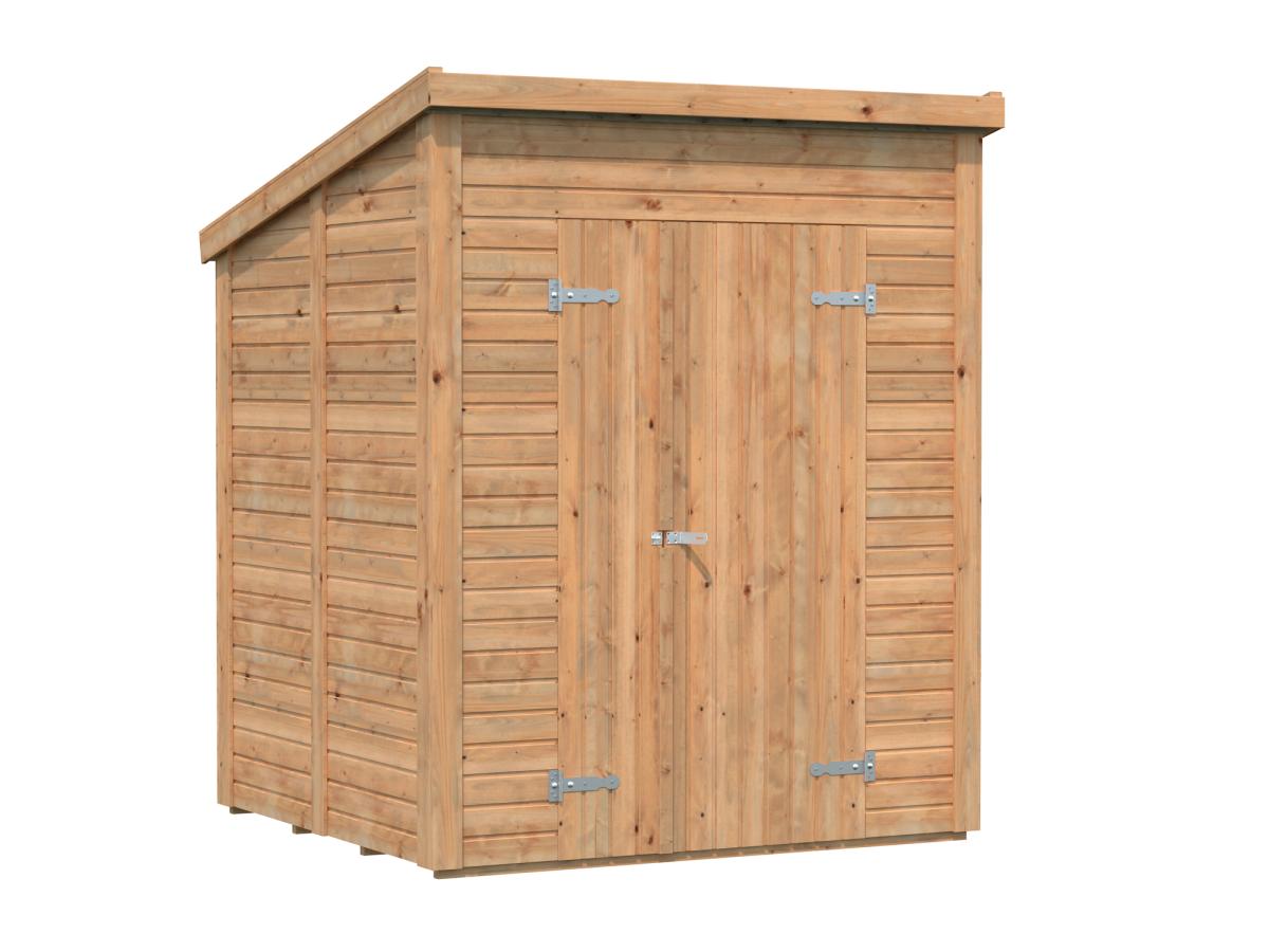 Palmako | Leif S (6'0" x 5'7" | 32.3 sq.ft.) Compact Garden Shed