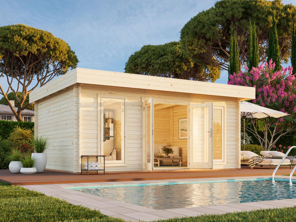 Palmako | Bret M (18'1" x 13'5" | 214.2 sq.ft. | 1.7") Contemporary Summer House