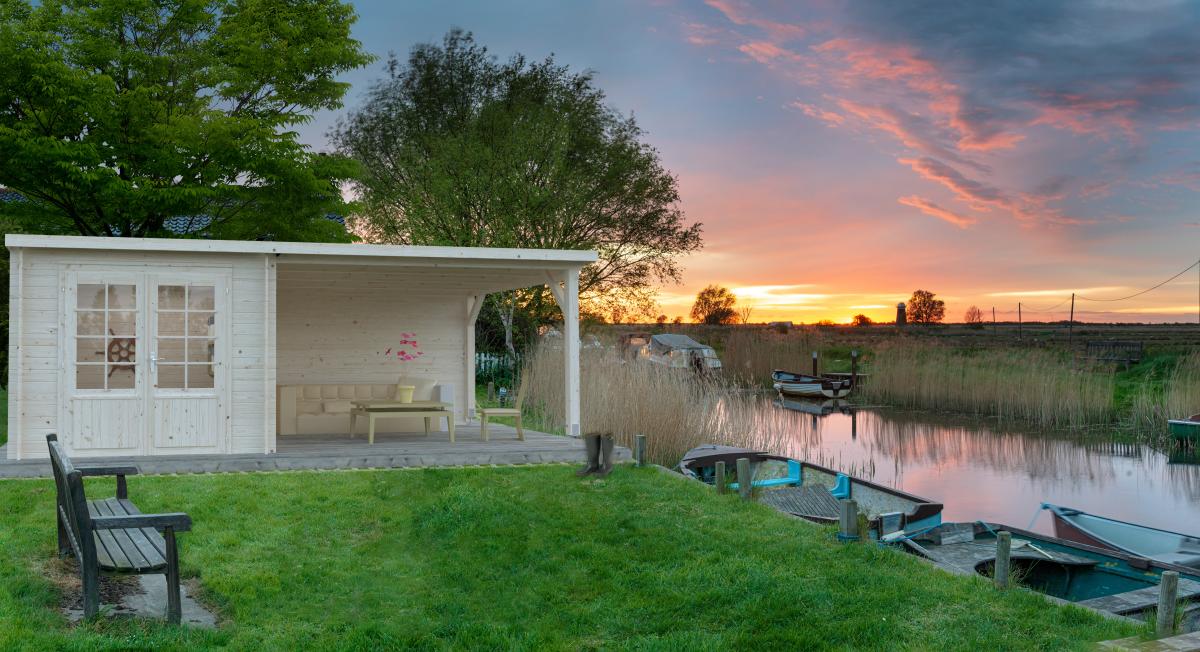 Palmako | Ella (20'0" x 10'6" | 181.9 sq.ft. | 1.1") Roof Summer House