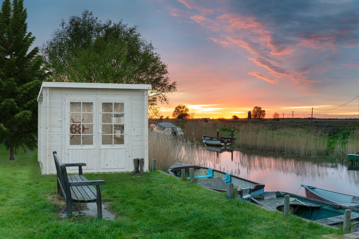 Palmako | Ella (8'6" x 10'6" | 74.3 sq.ft. | 1.1") Small Pent Roof Summer House