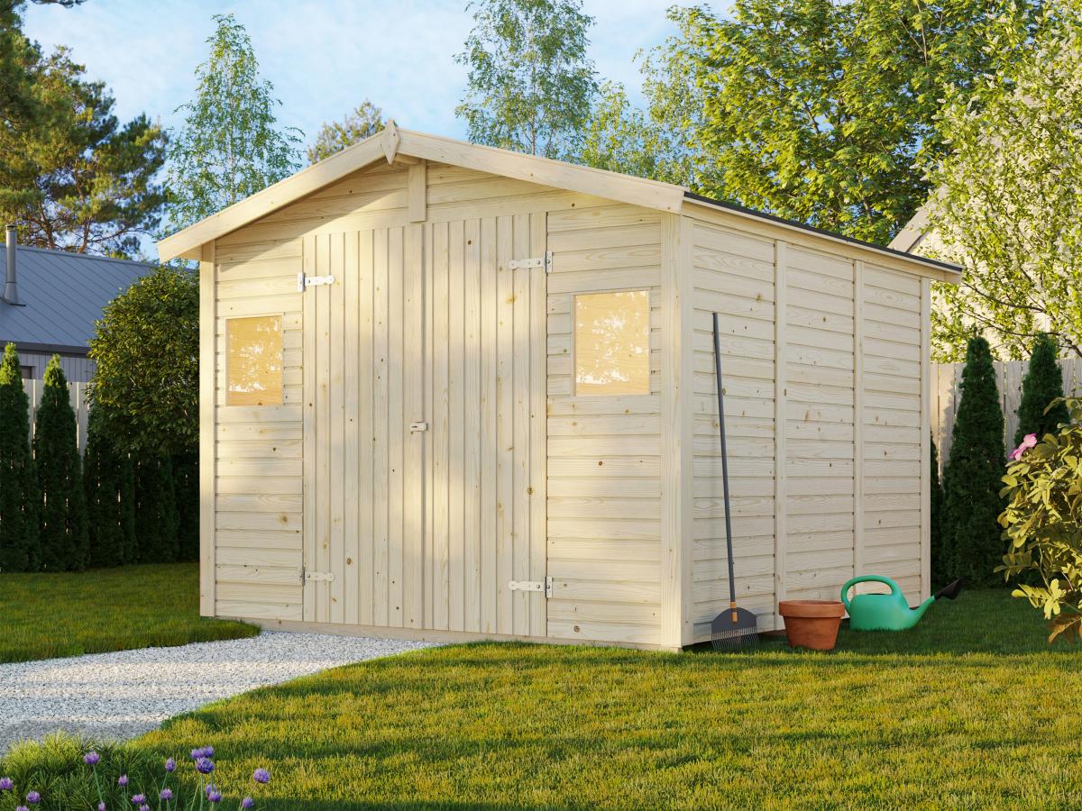 Palmako | Dan S (8'11" x 9'2" | 80.7 sq.ft.) Timber Element Garden Shed