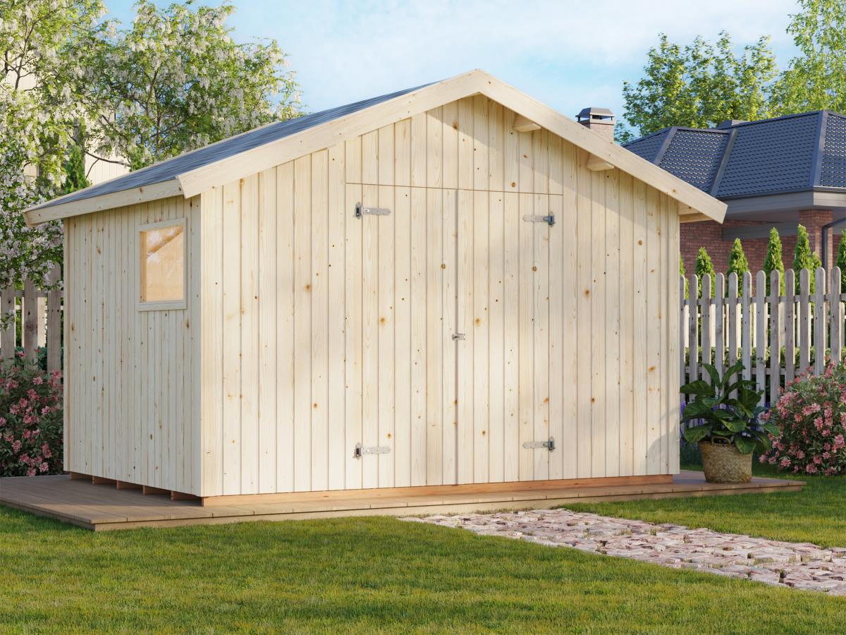 Palmako | Nils M (11'6" x 7'10" | 88.3 sq.ft.) Storage Shed