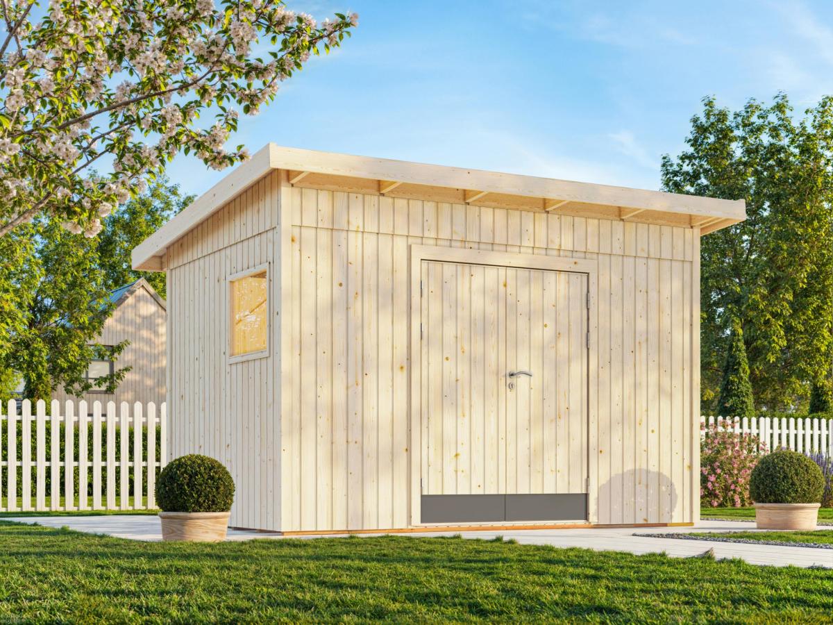 Palmako | Stig (11'5" x 7'10" | 88.3 sq.ft.) Sturdy and Secure Shed for Garden Storage