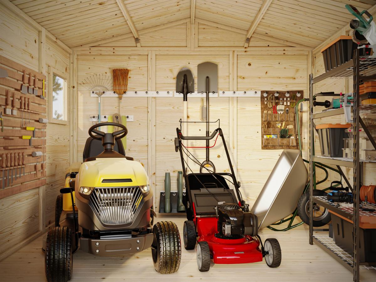 Palmako | Dan L (8'11" x 18'1" | 158.2 sq.ft.) Large Two Room Storage Shed