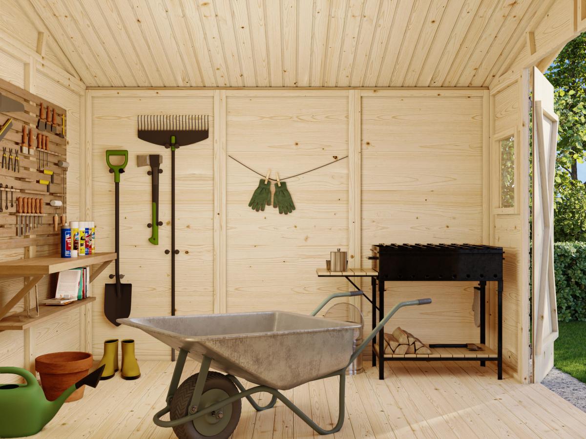 Palmako | Dan S (8'11" x 9'2" | 80.7 sq.ft.) Timber Element Garden Shed