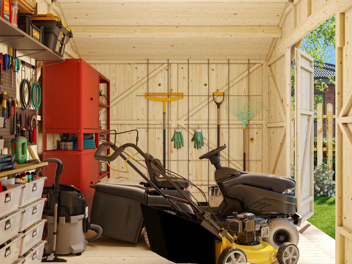 Palmako | Nils M (11'6" x 7'10" | 88.3 sq.ft.) Storage Shed