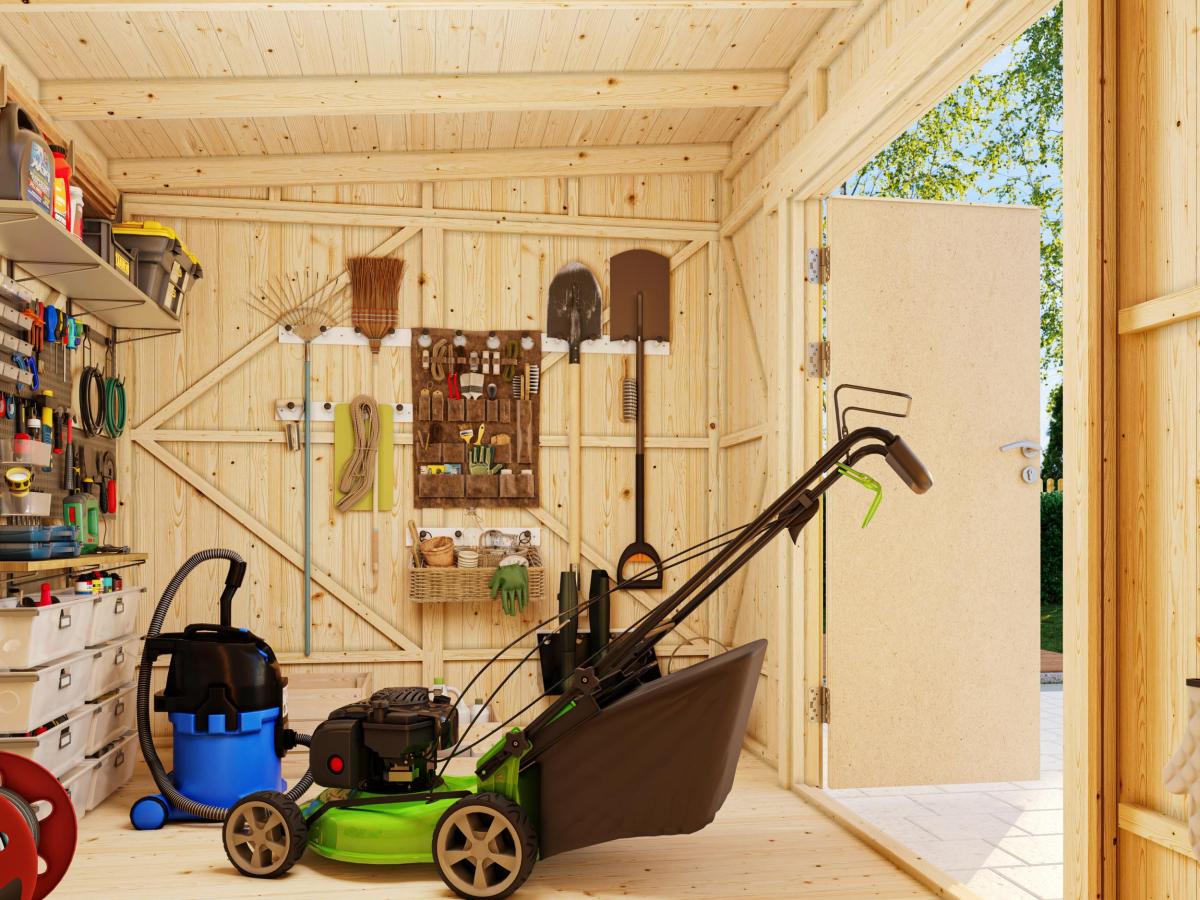 Palmako | Stig (11'5" x 7'10" | 88.3 sq.ft.) Sturdy and Secure Shed for Garden Storage