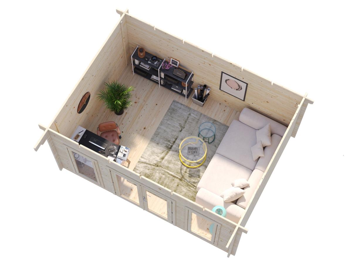 Palmako | Bret S (15'9" x 11'10" | 159.3 sq.ft. | 1.7") Contemporary Summer House