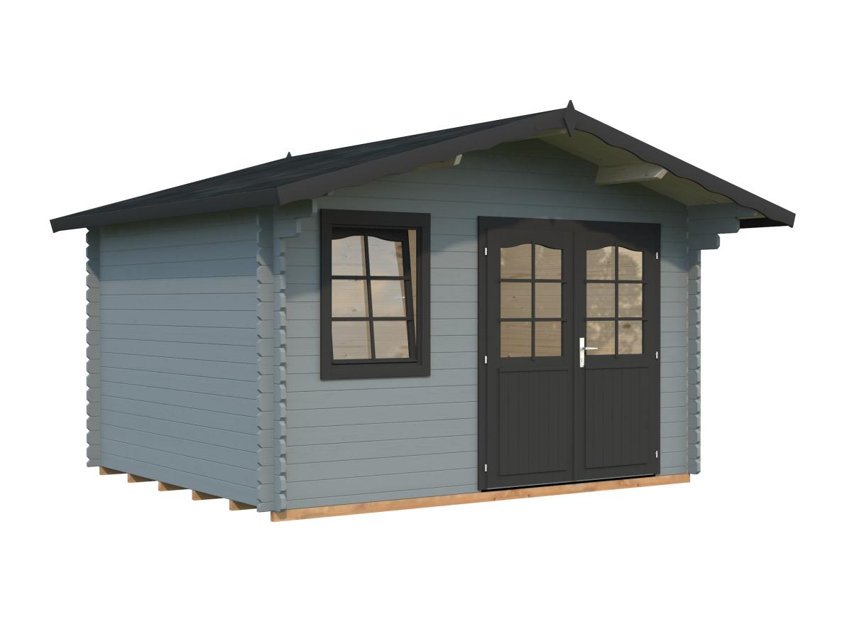 Palmako | Emma M (12'6" x 10'6" | 112 sq.ft. | 1.3") Alpine Style Log Cabin