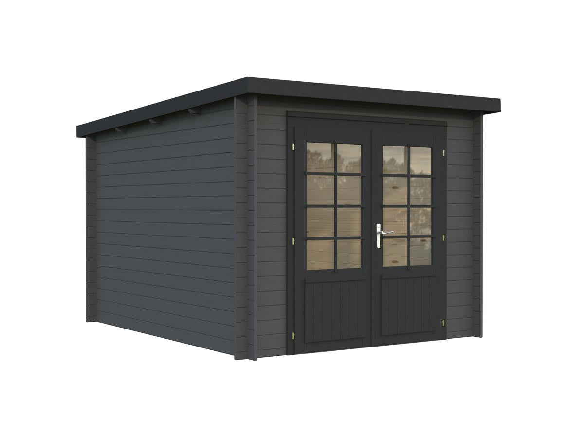 Palmako | Ella (8'6" x 10'6" | 74.3 sq.ft. | 1.1") Small Pent Roof Summer House