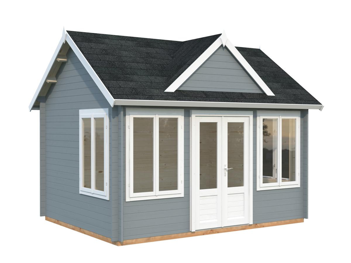 Palmako | Claudia M (13'9" x 10'6" | 123.8 sq.ft. | 1.3") Clockhouse Style Summer House