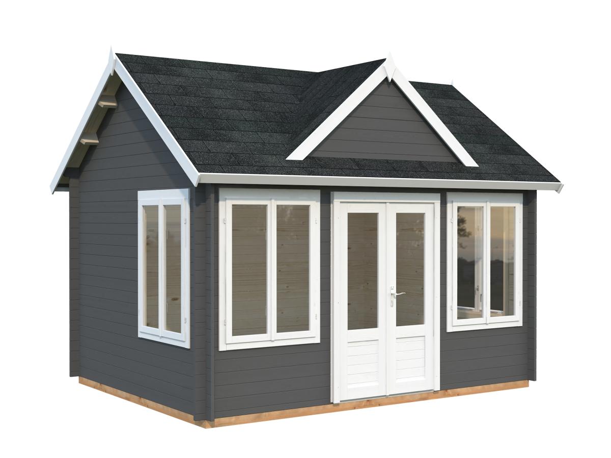 Palmako | Claudia M (13'9" x 10'6" | 123.8 sq.ft. | 1.3") Clockhouse Style Summer House