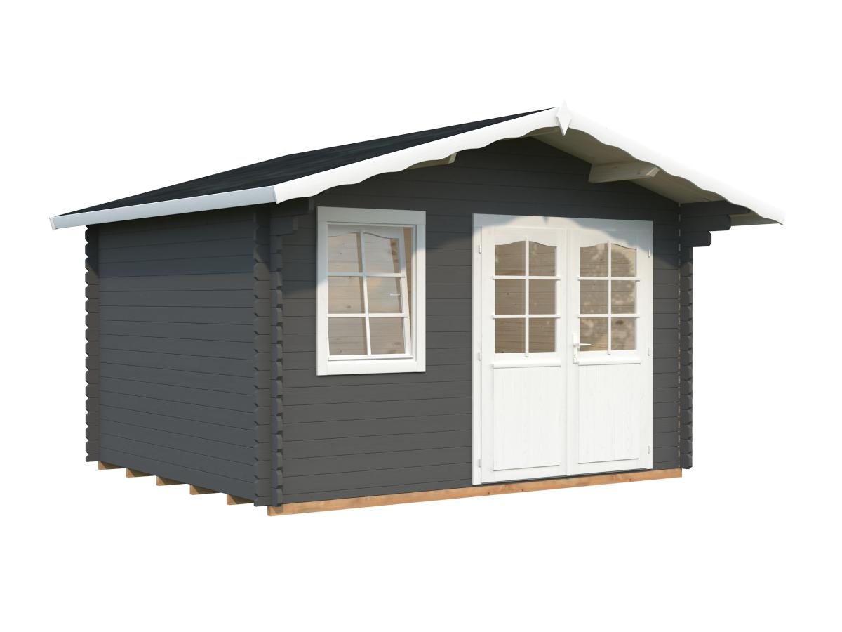 Palmako | Emma M (12'6" x 10'6" | 112 sq.ft. | 1.3") Alpine Style Log Cabin