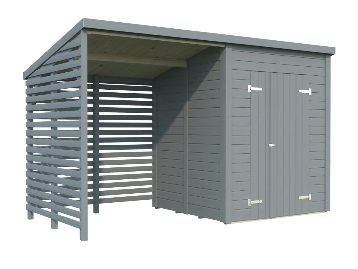 Palmako | Leif L (12′2″ × 5′7″ | 32.3 sq.ft.) Practical Garden Shed
