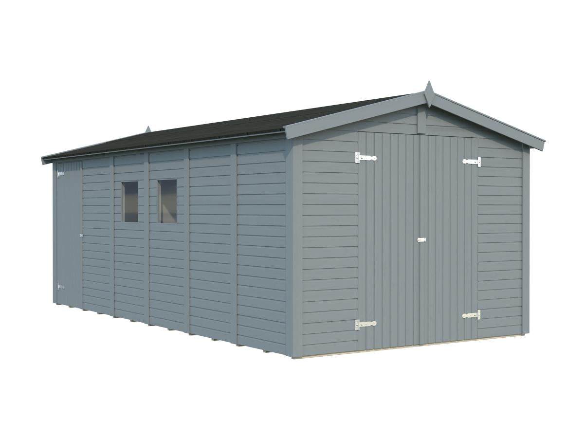 Palmako | Dan L (8'11" x 18'1" | 158.2 sq.ft.) Large Two Room Storage Shed