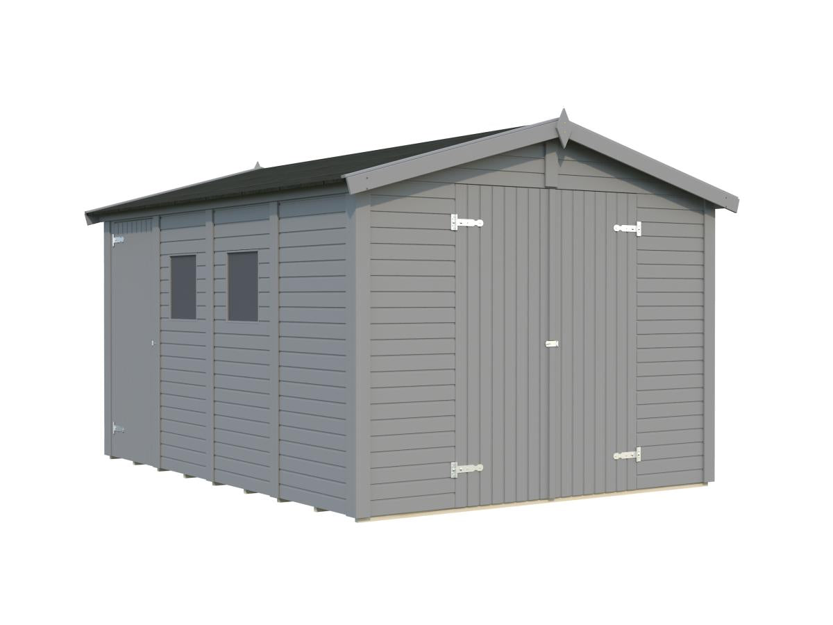 Palmako | Dan M (8'11" x 12'2" | 106.6 sq.ft.) Two Room Storage Shed