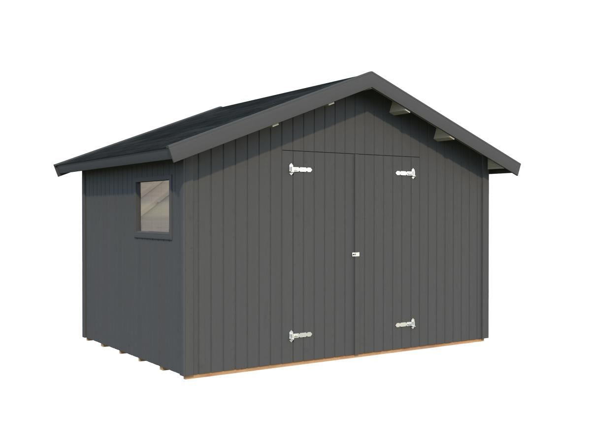 Palmako | Nils M (11'6" x 7'10" | 88.3 sq.ft.) Storage Shed
