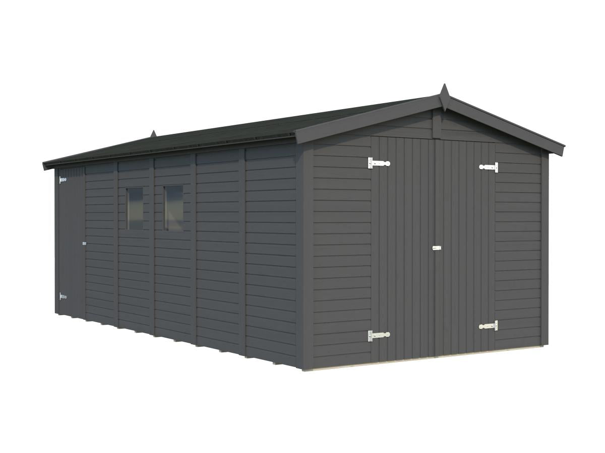 Palmako | Dan L (8'11" x 18'1" | 158.2 sq.ft.) Large Two Room Storage Shed