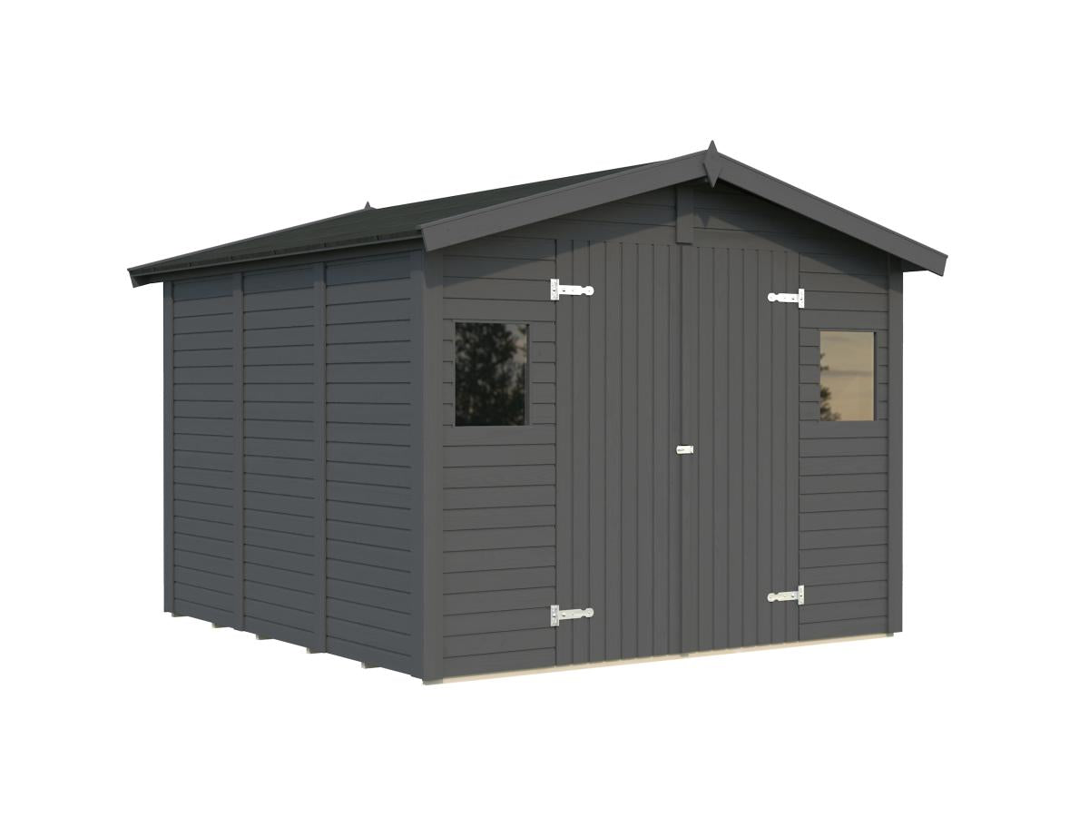 Palmako | Dan S (8'11" x 9'2" | 80.7 sq.ft.) Timber Element Garden Shed
