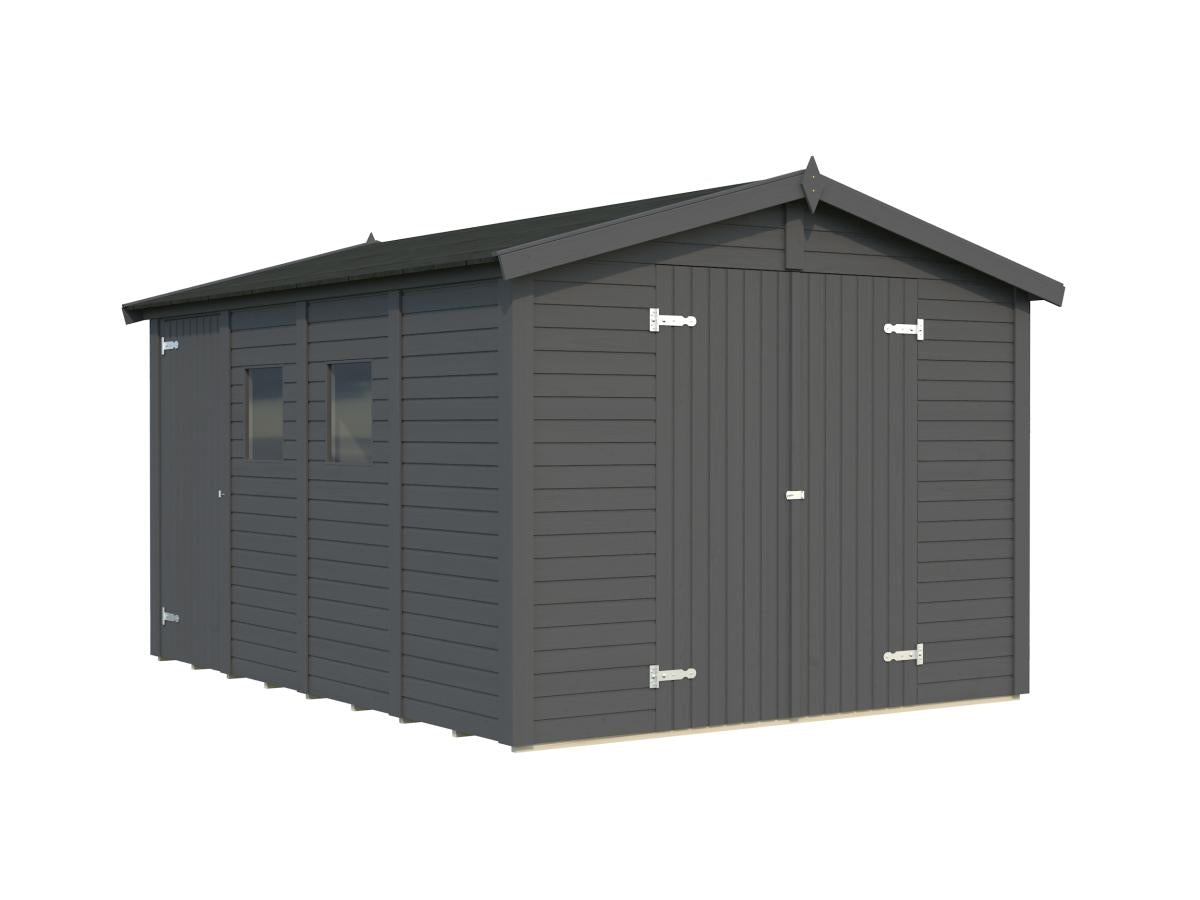 Palmako | Dan M (8'11" x 12'2" | 106.6 sq.ft.) Two Room Storage Shed