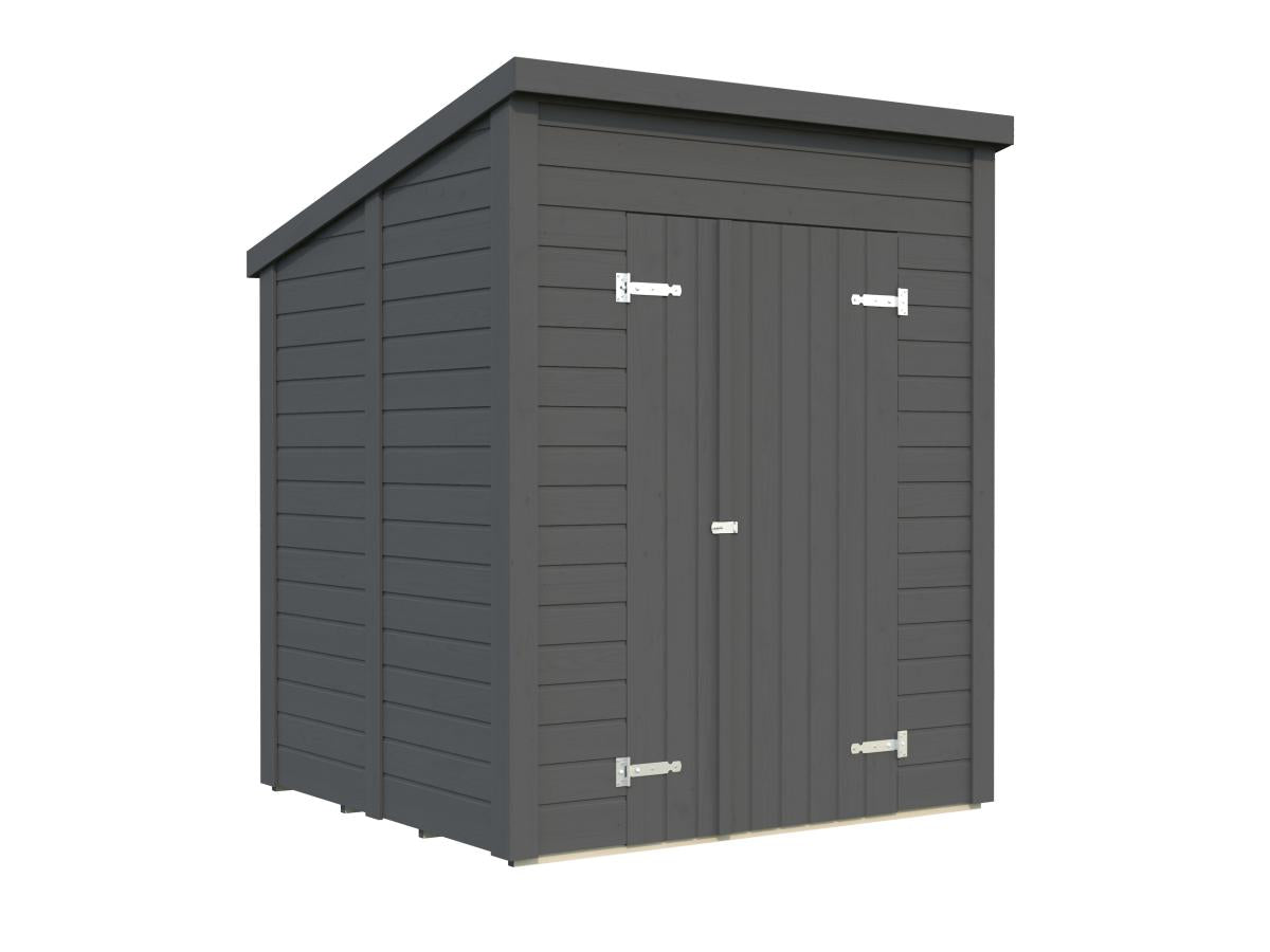 Palmako | Leif S (6'0" x 5'7" | 32.3 sq.ft.) Compact Garden Shed
