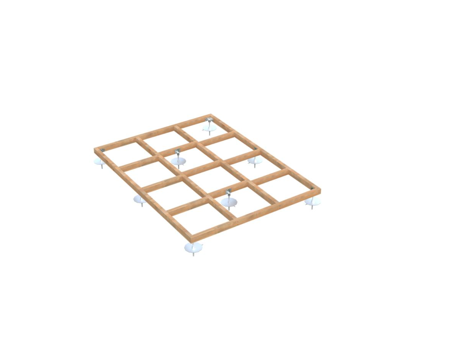 Palmako | Foundation Frame (incl. LogFoot)