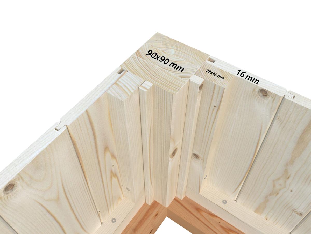 Palmako | Isabella S (9'11" x 13'2" | 117.3 sq.ft. | 3.5") Modern Glass Pavilion with Aluminium Frames