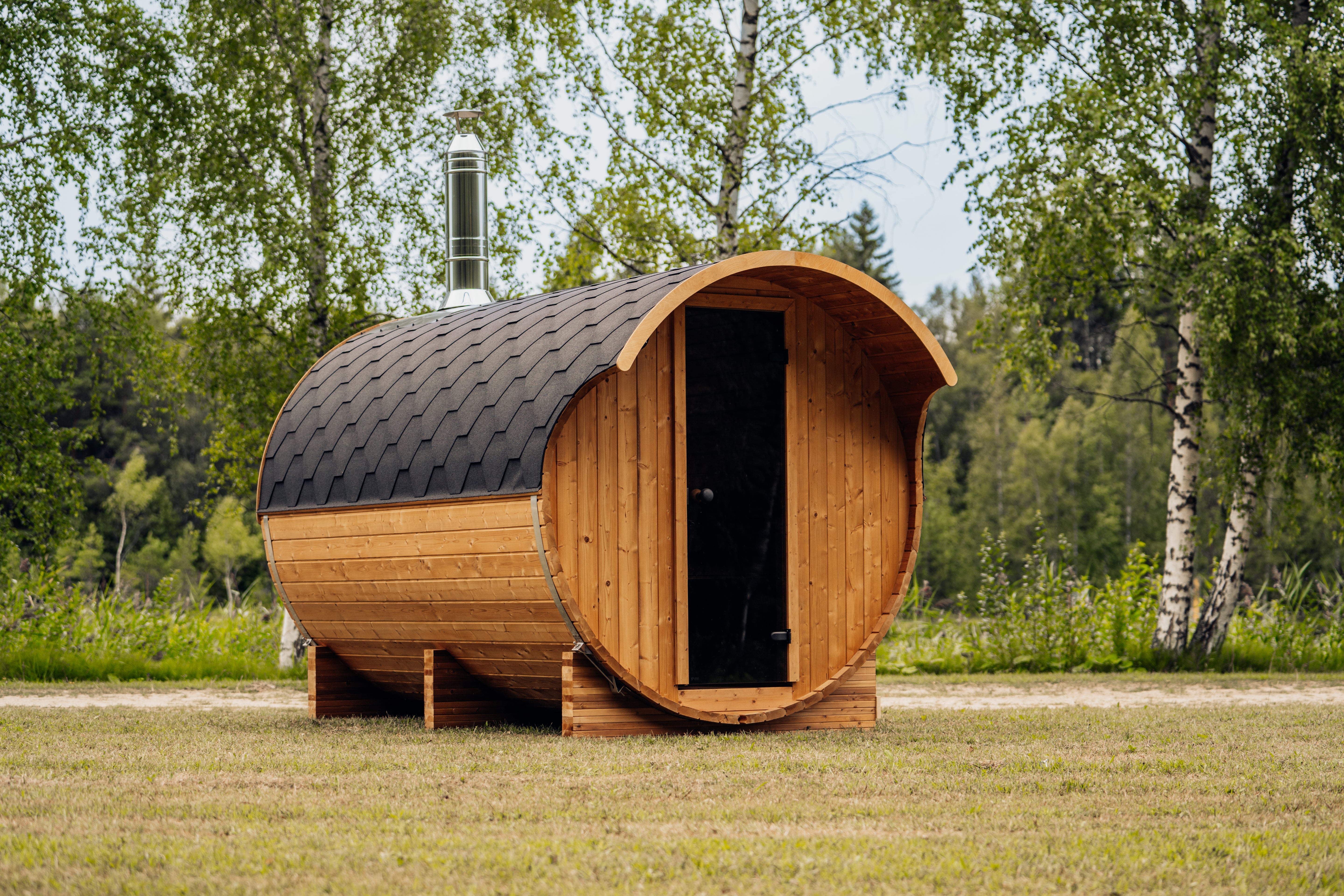 Arctic Finland House | Barrel Sauna Uno Long
