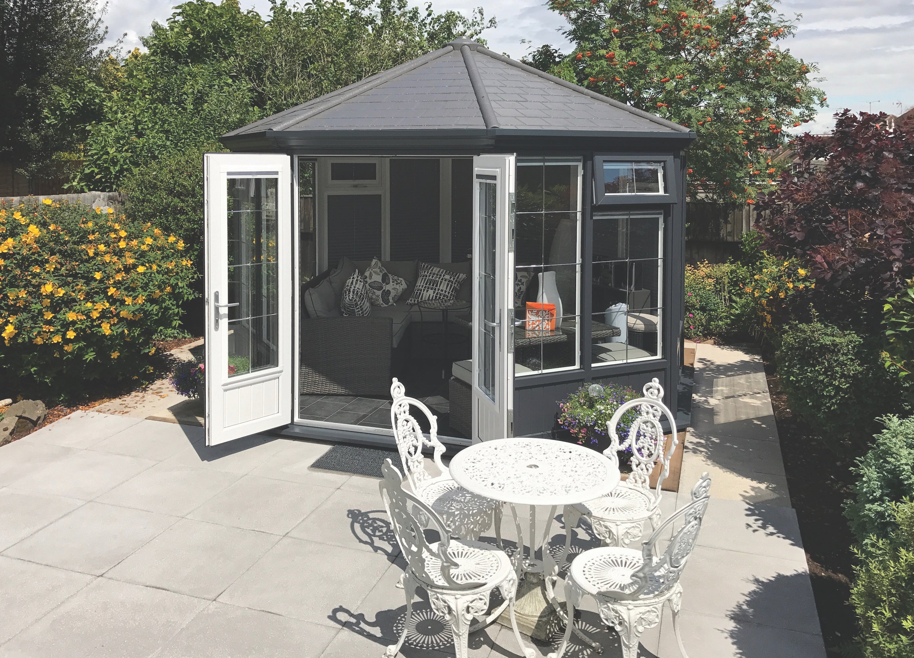 Exaco | Melbourne 13’8” x 13’8” Garden Pavilion by Nordic Garden Buildings