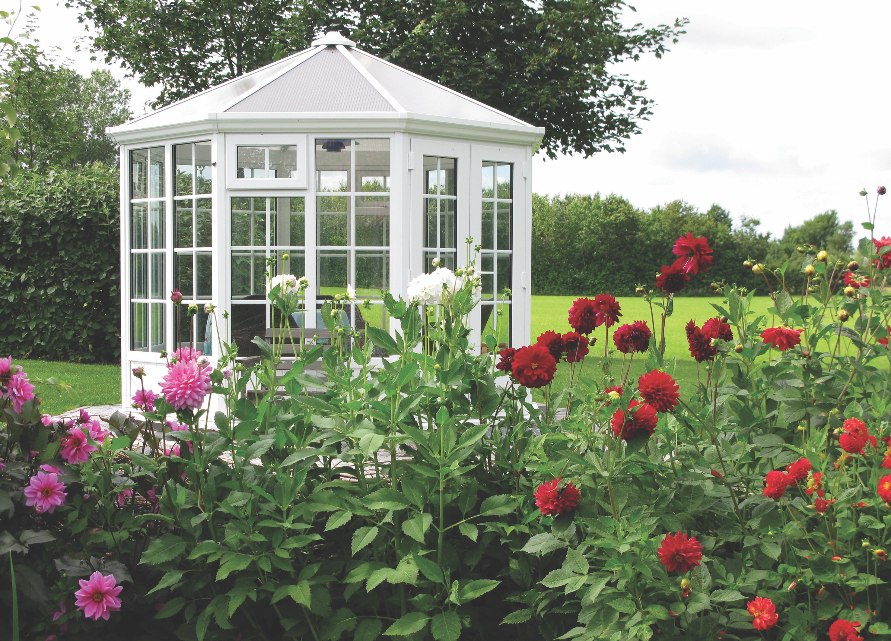 Exaco | Melbourne 13’8” x 13’8” Garden Pavilion by Nordic Garden Buildings