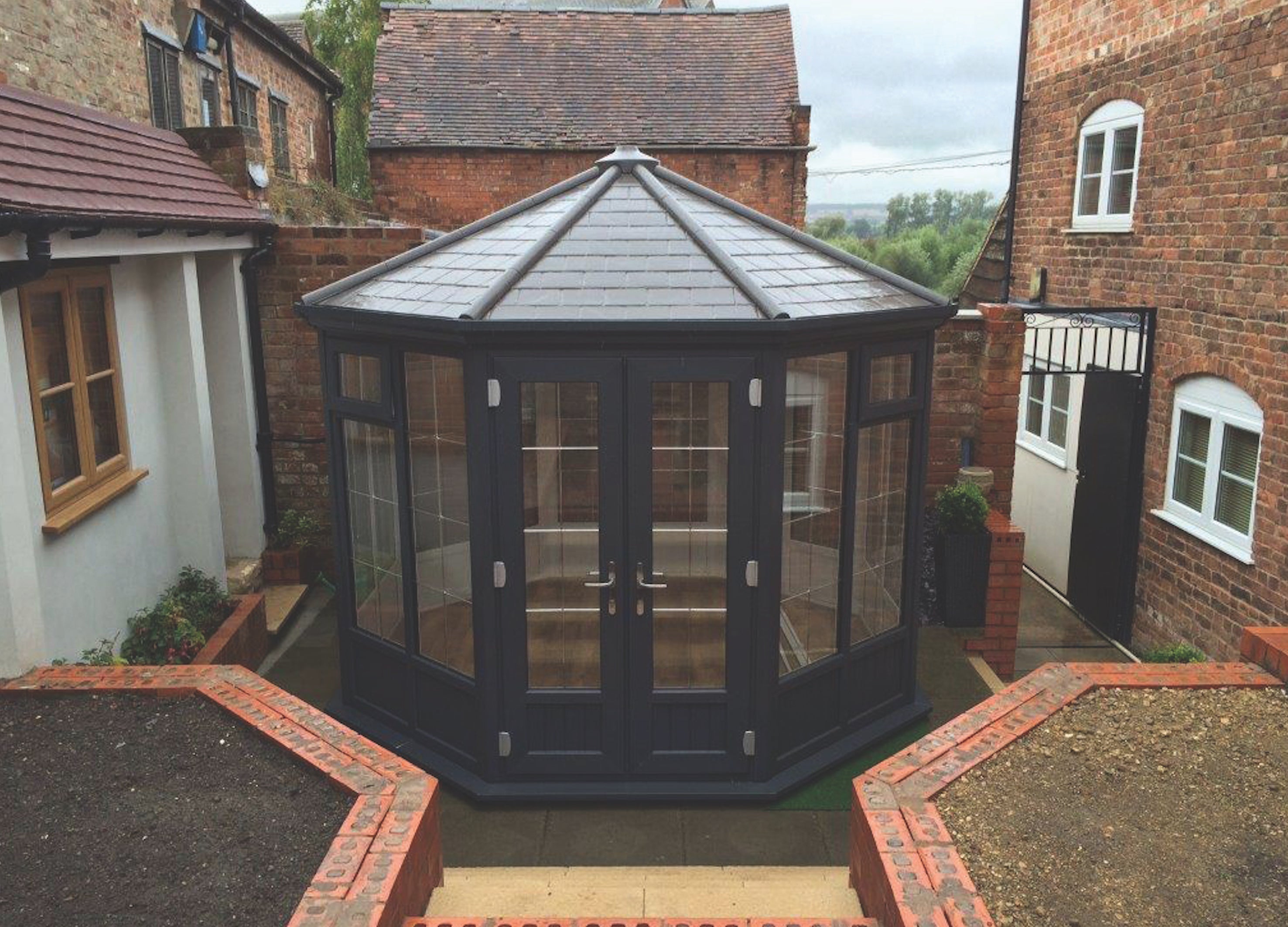 Exaco | Melbourne 13’8” x 13’8” Garden Pavilion by Nordic Garden Buildings