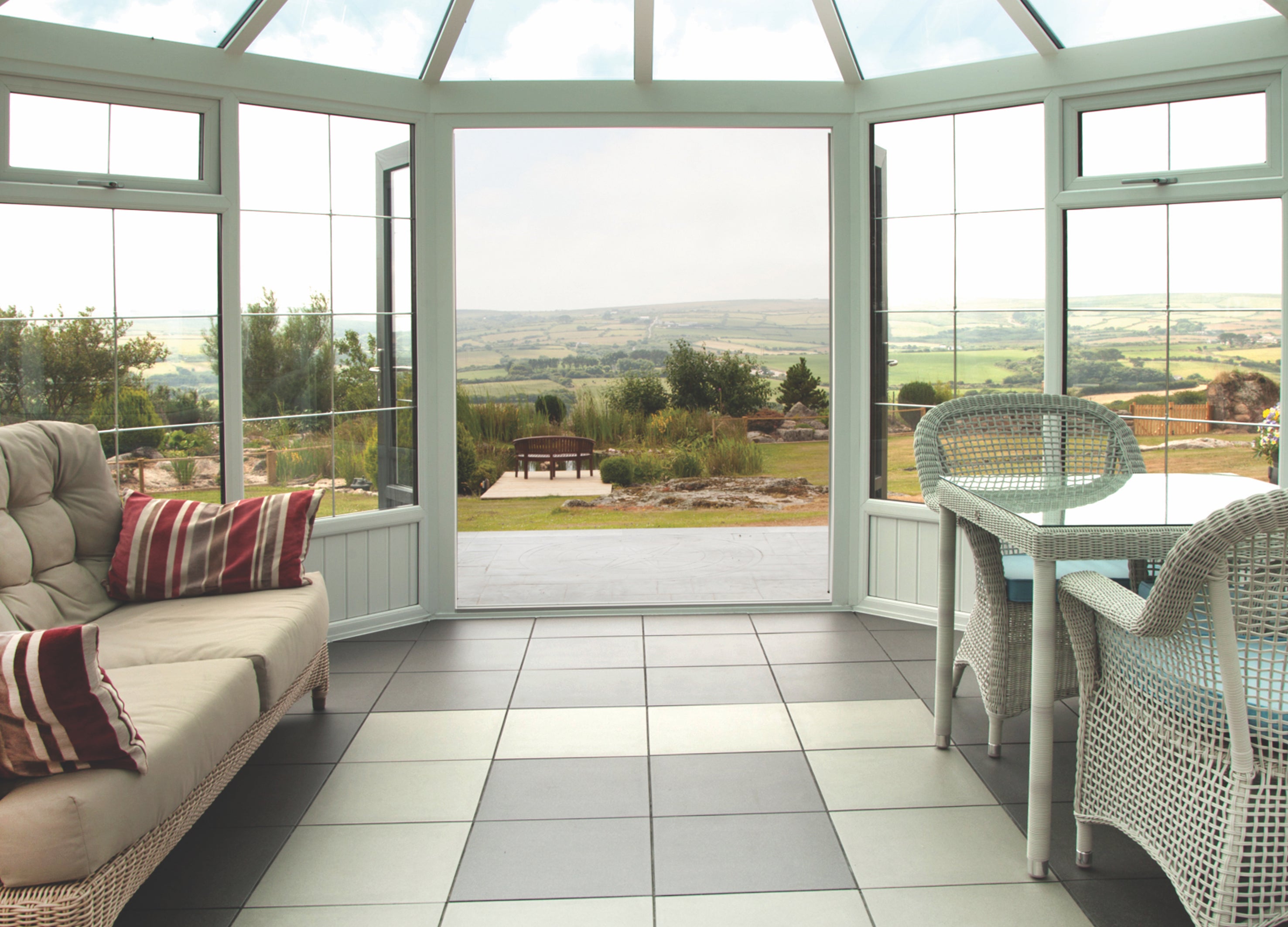 Exaco | Melbourne 13’8” x 13’8” Garden Pavilion by Nordic Garden Buildings