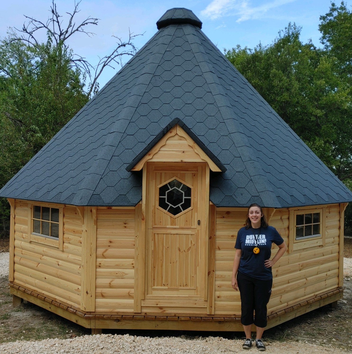 Exaco | 250 sq.ft. KOTA Grill House/Hunting Cabin Fitting 25 Adults