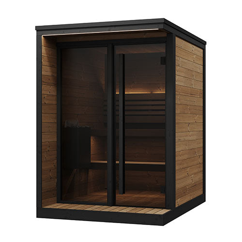 SaunaLife | GL4 4-Person Thermo-Spruce Outdoor Premium Garden Sauna