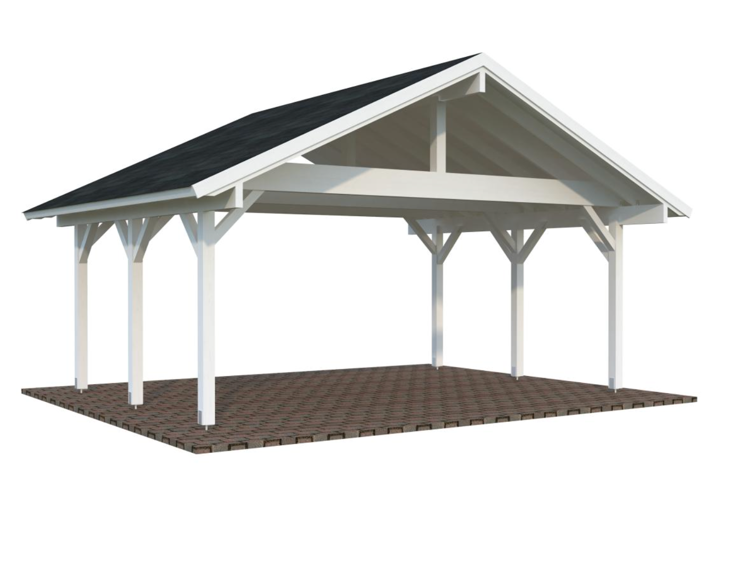 Palmako | Robert M (18'4" x 12'2" | 222 sq.ft.) Double Carport or Large Pavilion