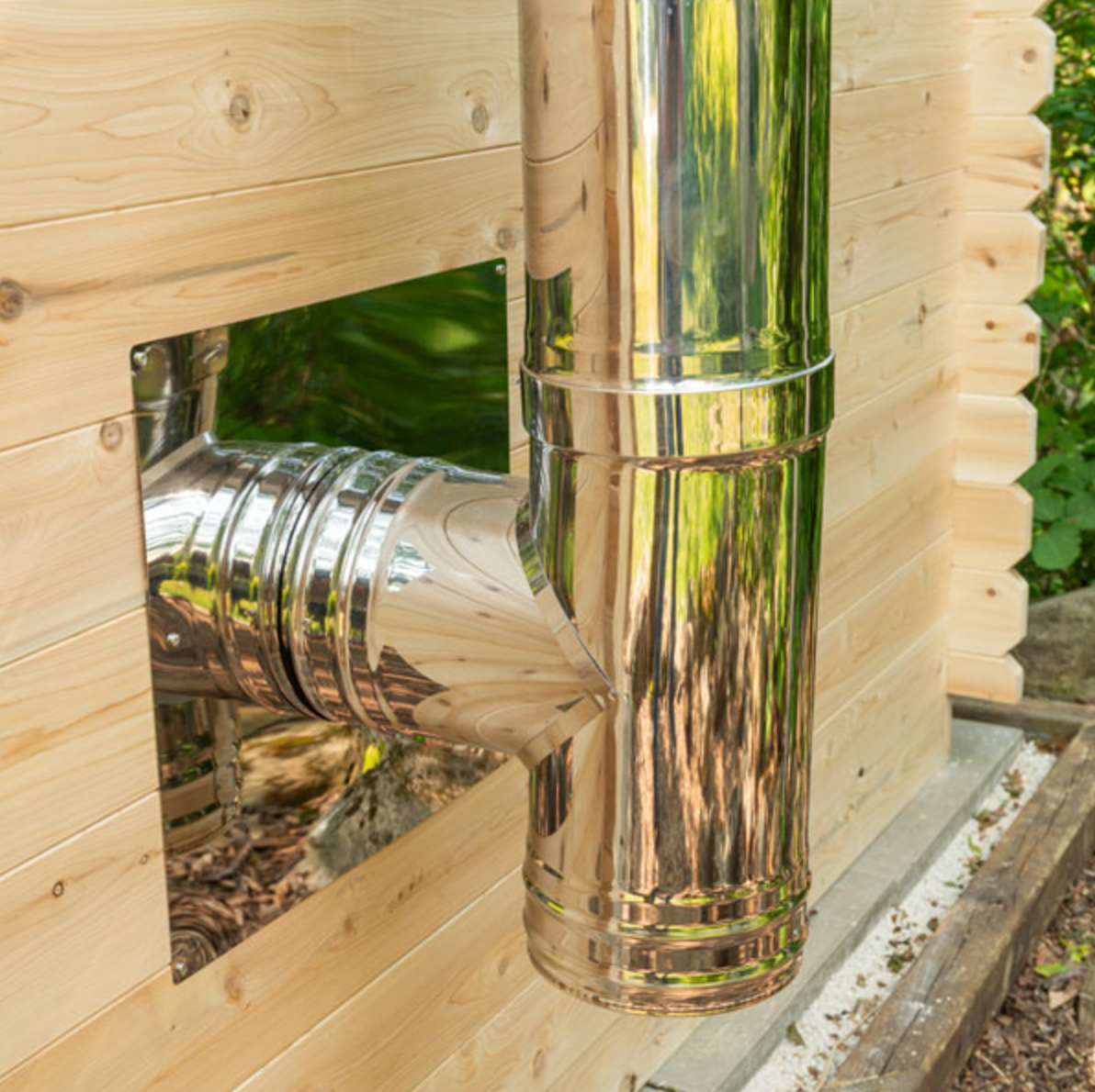 Dundalk Leisurecraft | Georgian Wood Burning CT 6 Person Cabin Sauna with Changeroom