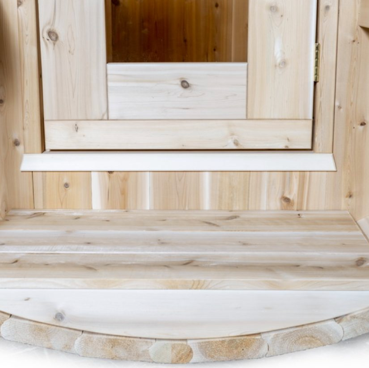 Dundalk Leisurecraft | Serenity Electric Canadian Timber 3-4 Person Barrel Sauna