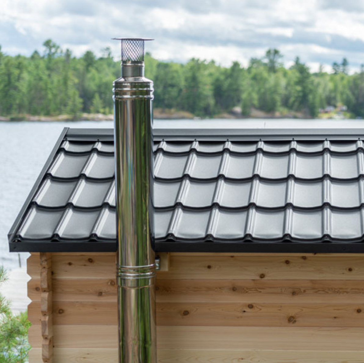 Dundalk Leisurecraft | Georgian Wood Burning Canadian Timber 5-6 Person Cabin Sauna