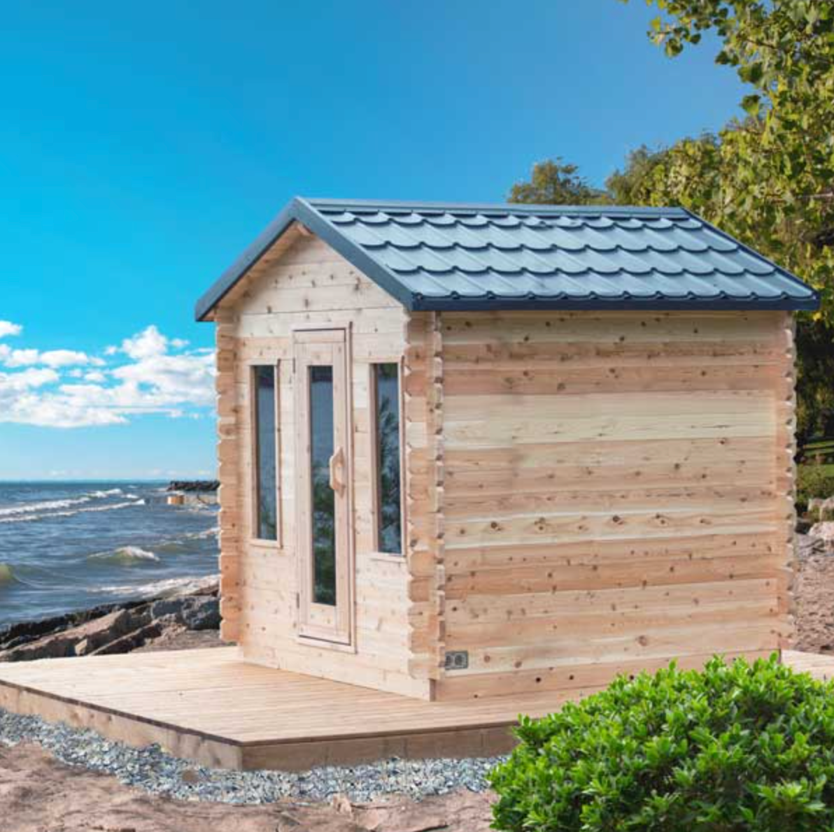 Dundalk Leisurecraft | Georgian Electric Canadian Timber 5-6 Person Cabin Sauna