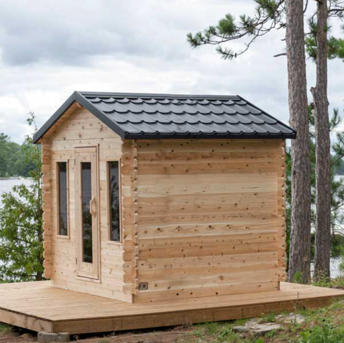 Dundalk Leisurecraft | Georgian Electric Canadian Timber 5-6 Person Cabin Sauna