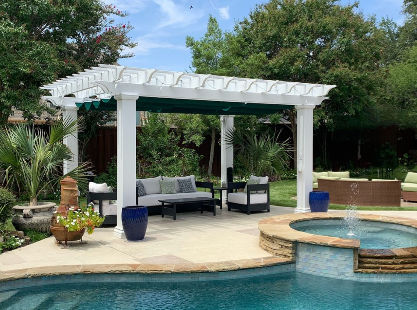 Arbors Direct | Tranquility Freestanding Fiberglass Pergola
