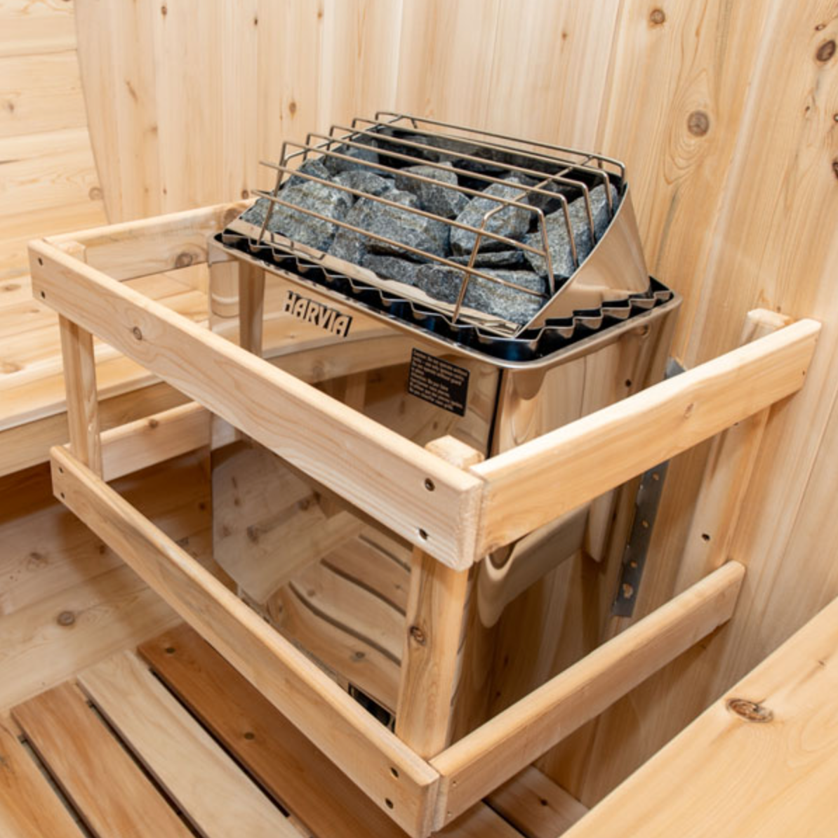 Dundalk Leisurecraft | Tranquility Electric Canadian Timber 4-5 Person Barrel Sauna