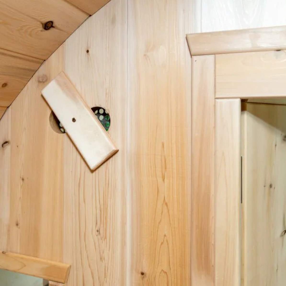 Dundalk Leisurecraft | Tranquility Wood Burning Canadian Timber 4-5 Person Barrel Sauna