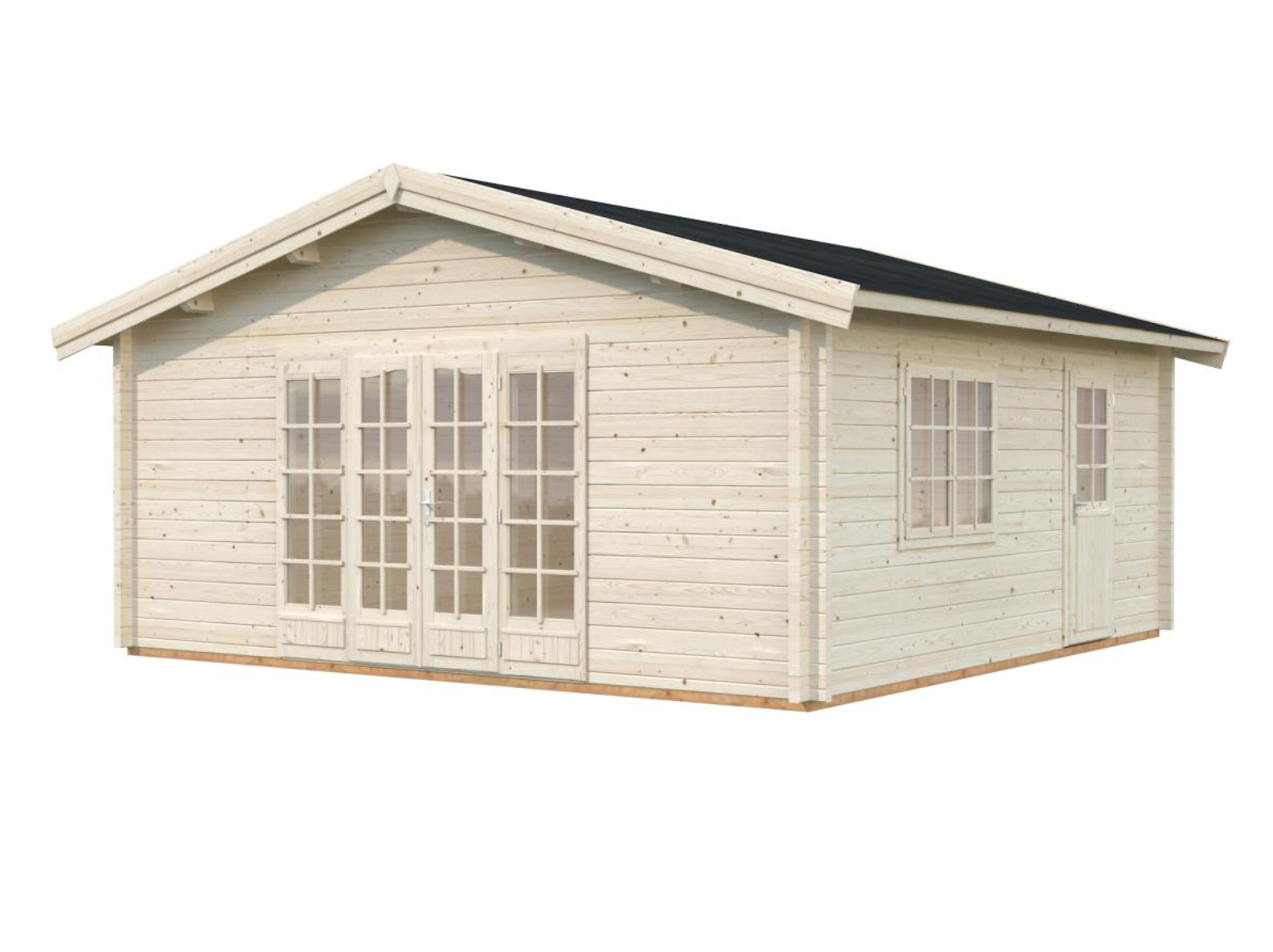 Palmako | Irene XXL (18'4" x 18'4" | 298 sq.ft. | 2.8") Log Cabin Summer House